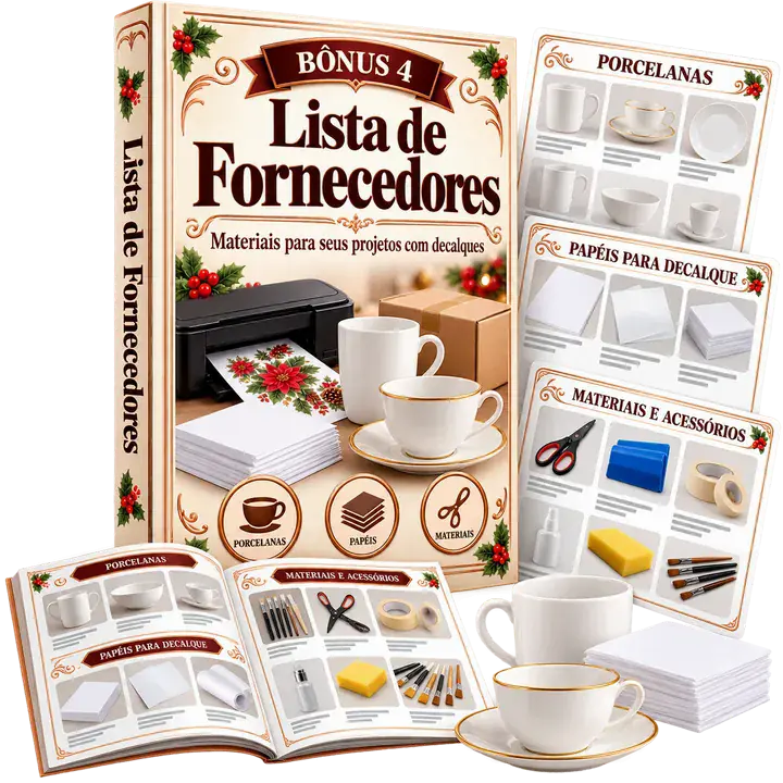 Bônus 4 — Lista de Fornecedores